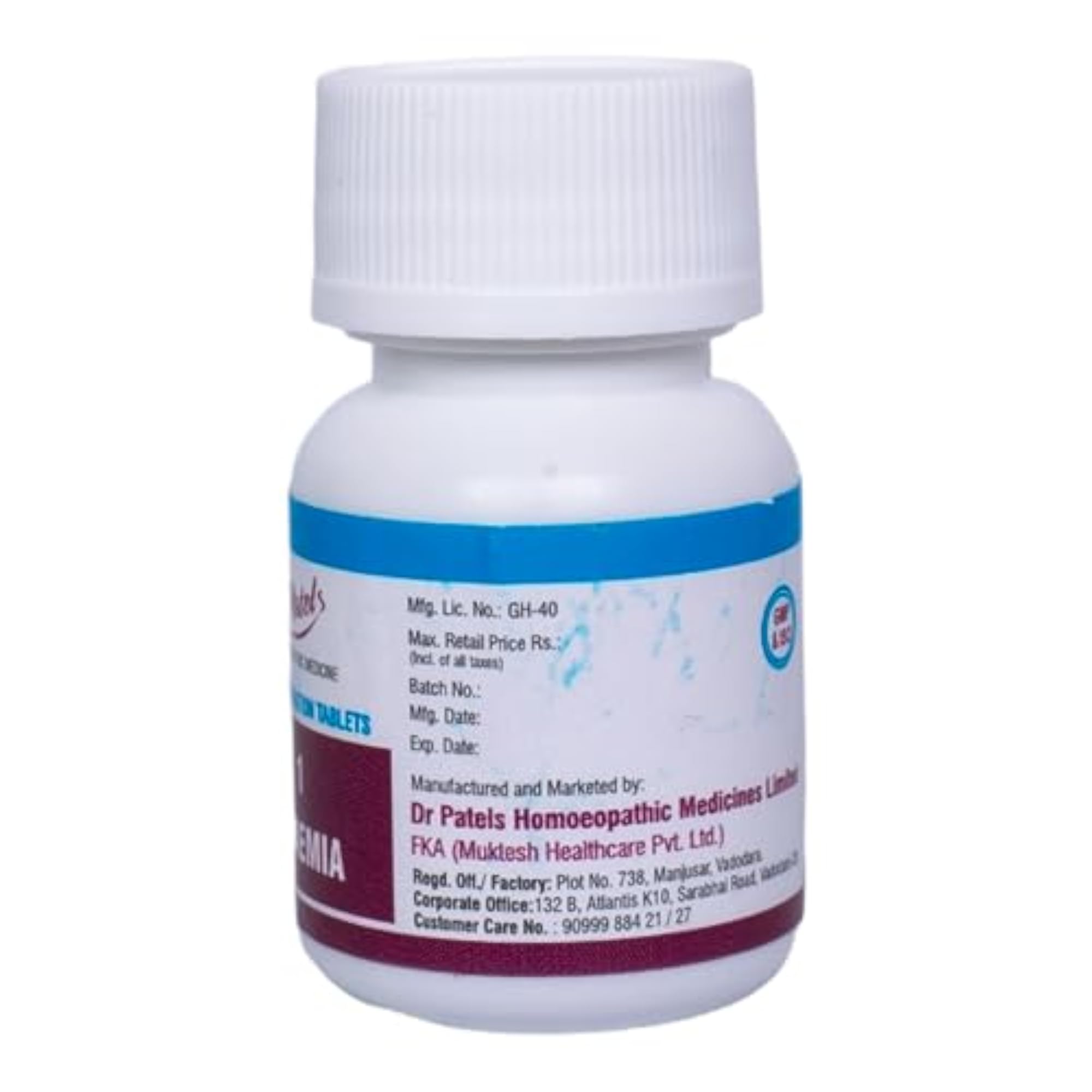 Homeopathic Anaemia Tablets, Pack of 4